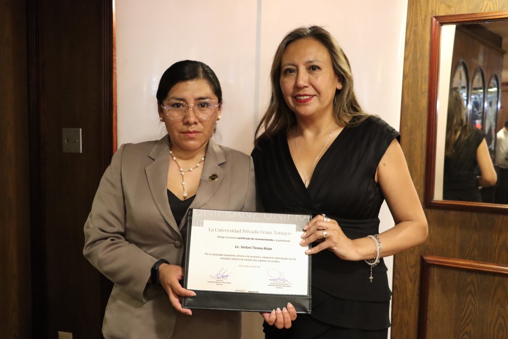 Lic. Stefani Ticona Alcón: Profesional Destacada UNIFRANZ El Alto